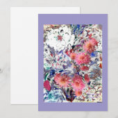 Dahlias Bedankkaart (Voorkant / Achterkant)