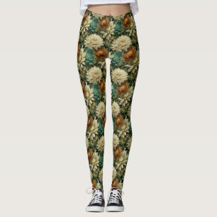 Dahlias Bloem Gym Dahlias Luxe Vrouw Geschenken Leggings