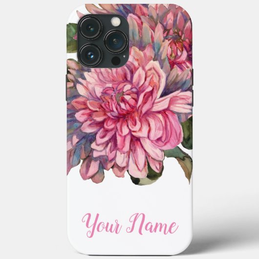 dahlia's bloemen Case-Mate iPhone case (Achterkant)