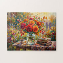 Dahlias Boek Koffie Tuin