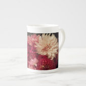 Dahlias Bone China Tea Mok (Voorkant rechts)