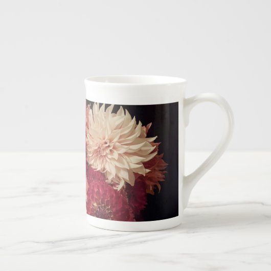 Dahlias Bone China Tea Mok (Rechts)