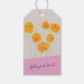 Dahlias bos design Gift Label Cadeaulabel (Voorkant)