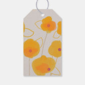 Dahlias bos design Gift Label Cadeaulabel (Achterkant)