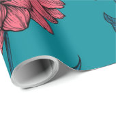 Dahlias Cadeaupapier (Rol Hoek)