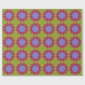 Dahlias & Clematis-pakpapier Cadeaupapier (Vlak)