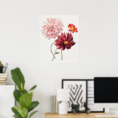 Dahlia's door Willem Hekking  Poster (Thuiskantoor)