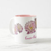 Dahlias Easter Tweekleurige Koffiemok (Voorkant links)