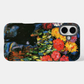 Dahlias en Black Cat, mooi kunstschilderij Case-Mate iPhone Case (Achterkant (horizontaal))
