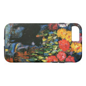 Dahlias en Black Cat, mooi kunstschilderij Case-Mate iPhone Case (Achterkant (Horizontaal))