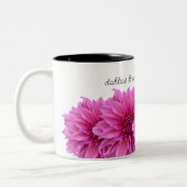 Dahlia's en koffiebloemen Mok (Links)