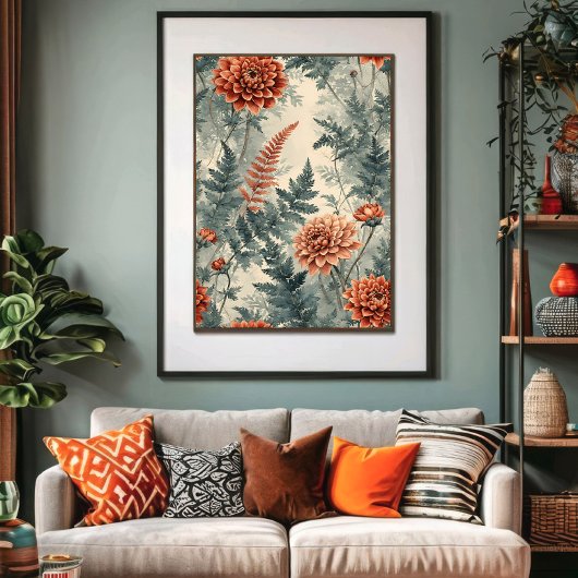 Dahlias en varens poster