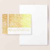 dahlias folie kerstkaart folie kaarten (Display)