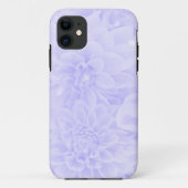 Dahlias in blauw Case-Mate iPhone case (Achterkant)