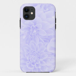 Dahlias in blauw Case-Mate iPhone case