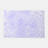 Dahlias in blauw deurmat (Voorkant)