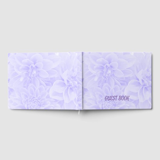 Dahlias in blauw gastenboek (Volledig)