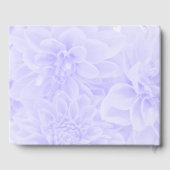 Dahlias in blauw gastenboek (Achterkant)