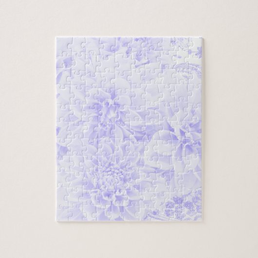 Dahlias in blauw legpuzzel (Verticaal)