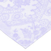 Dahlias in blauw tafelkleed (Gekanteld)