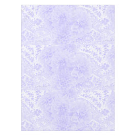 Dahlias in blauw tafelkleed