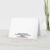 Dahlia's in het Venster Kaart (Achterkant)