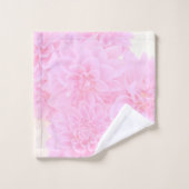 Dahlias in zacht roze bad handdoek (Wasdoekje)