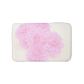 Dahlias in zacht roze badmat (Voorkant)