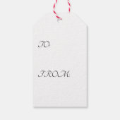 Dahlias in zacht roze cadeaulabel (Achterkant)