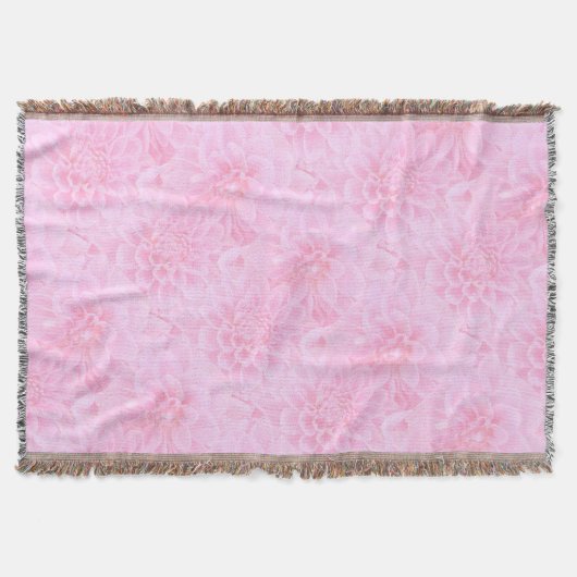 Dahlias in zacht roze deken (Voorkant)