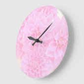 Dahlias in zacht roze grote klok (Hoek)