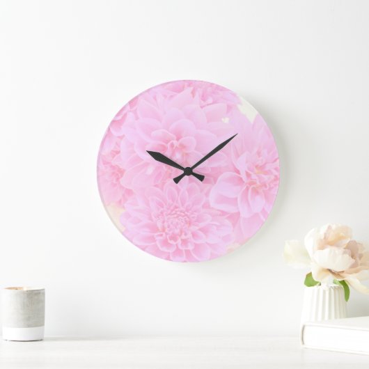 Dahlias in zacht roze grote klok (Huis)