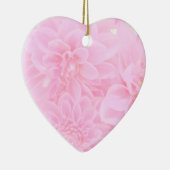 Dahlias in zacht roze keramisch ornament (Rechts)