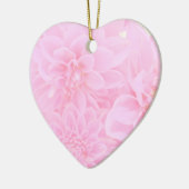 Dahlias in zacht roze keramisch ornament (Links)