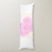 Dahlias in zacht roze lichaamskussen (Achterkant (Verticaal))