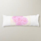 Dahlias in zacht roze lichaamskussen (Voorkant)