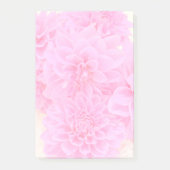 Dahlias in zacht roze post-it® notes (Voorkant)