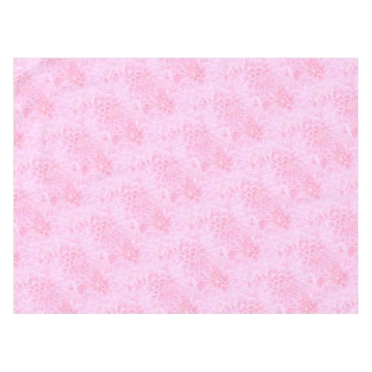 Dahlias in zacht roze tafelkleed (Voorkant (Horizontaal))