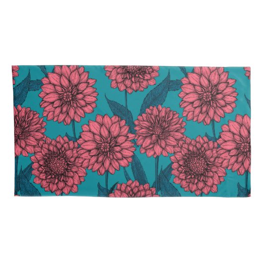 Dahlias Kussensloop (Achterkant-Rechts)