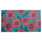 Dahlias Kussensloop (Voorkant-Rechts)