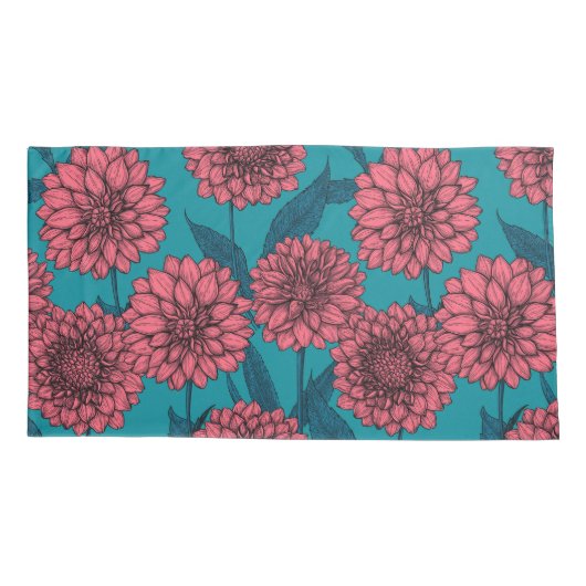 Dahlias Kussensloop (Achterkant-Links)