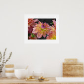 Dahlias Poster (Keuken)