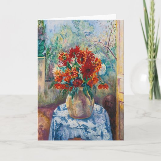 Dahlias, Saint-Tropez | Henri Manguin Kaart (Voorkant)