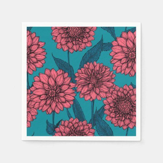 Dahlias Servet (Voorkant)