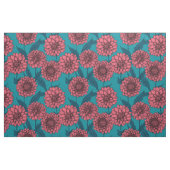 Dahlias Stof (Yard (91,4 cm))