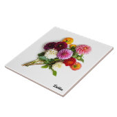 Dahlias Tegeltje (Zijkant)