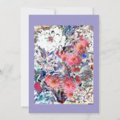 Dahlias Thank You Card Bedankkaart (Voorkant)