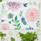 Dahlias Theedoek (Gevouwen)