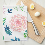 Dahlias Theedoek (Quarter Fold)