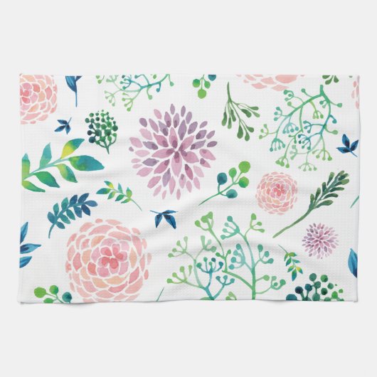 Dahlias Theedoek (Horizontaal)